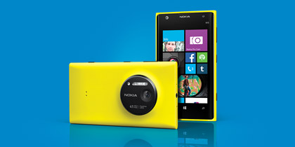 Get the 41 MP Nokia Lumia 1020 today.